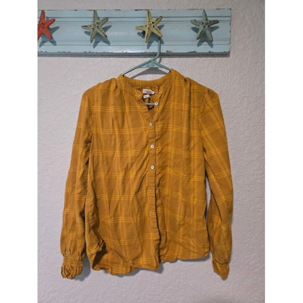 Faherty Gold Blouse